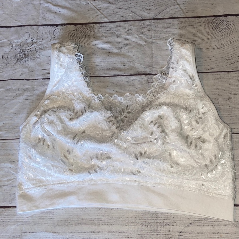 🎃 BOGO Leisure Bra With Lace Size 2X
